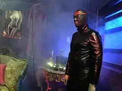 shyla stylez and alexis texas take turns riding cock through his leather chaps in threesome