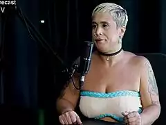 just joana's hottest fire cast moments with baby fire in sheer red