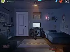 SUMMERTIME SAGA CAP 17 - Busty Neighbor's Yoga Classes Turn into Huge Tits 3D Hentai Fuck Session