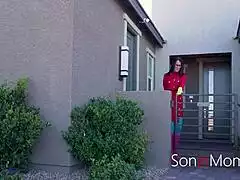 what happens when sexual step aunt visits our family for taboo fun?