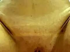 brunette beauty rides cock hard in cowgirl before taking hot cumshot in mouth