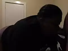 damn this bbw black cougar slut takes big black cock deep in casting tryout cum