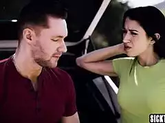 stepbro face fucks alex coal then pounds her milf stepmom's pussy hard