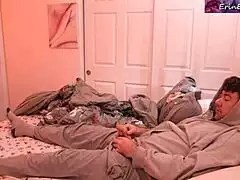 stepmom wakes stepson with morning taboo fat tits and curvy ass play