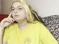 i'm massagin her huge swollen belly on couch she burps loud