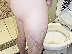 Stepdad addicted panty sniffer jerks off to brazilian milf's big clit