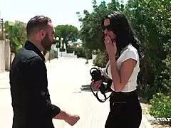 i'm milf ania kinski teaching teen anina how to take cum facials right