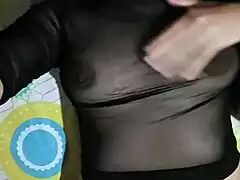 pretty latina neighbor masturbates in miniskirt cosplay for boss raise