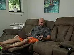 ghostface pounds curvy tattooed milf in lingerie then cums on shaved ass