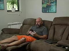 ghostface pounds curvy tattooed milf in lingerie then cums on shaved ass