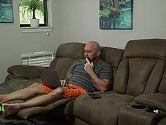 ghostface pounds curvy tattooed milf in lingerie then cums on shaved ass