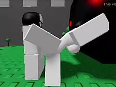 Roblox tm stuffs tg tight with monster bbc cumshot inside