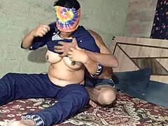 desi girlfriend called over for intense homemade pounding session