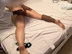 real masseur pounds me hard in erotic massage ends with massive facial cumshot