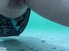 wanna feel stranger's cum filling me underwater on beach?