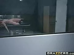 Ashley Fires Goes Crazy for Cock in Nurse Uniform Threesome with Heels