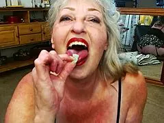 i tease in lingerie smoking seductively dawnskye1962 halloween vore fantasies special candies hairy pussy reveal