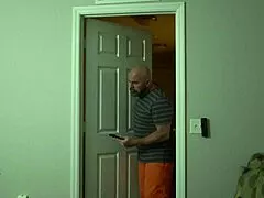 ghostface pounds curvy tattooed milf in lingerie then cums on shaved ass