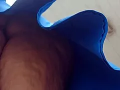 caught stepmom cleaning sidewalk public see thru outfit flashing big ass voyeur cam