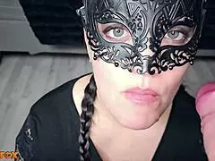 Amateur Big Tits MILF Millie Fox Swallows Three Monster Cum Loads Closeup