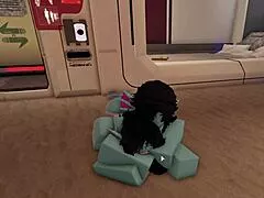 roblox condo rr34 😍 two fish mommies ffm suck big dick then scissor fuck 💦 pov cameraman