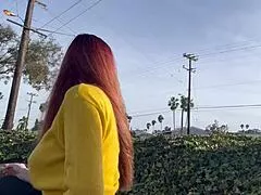 yo artemisia love you smoking hot in public outdoor long hair fetish sesh 😍🔥