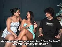 boyfriend hooks up his colombian mother-in-law for cuckold christmas pounding 😈