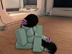 roblox condo rr34 😍 two fish mommies ffm suck big dick then scissor fuck 💦 pov cameraman