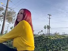 yo artemisia love you smoking hot in public outdoor long hair fetish sesh 😍🔥