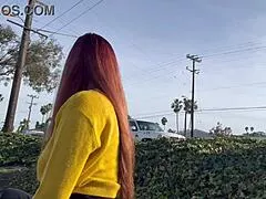 yo artemisia love you smoking hot in public outdoor long hair fetish sesh 😍🔥