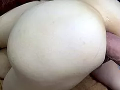 Hey stepson, watch your wet mature stepmom's huge tits bounce while sucking you then anal in shower?