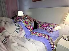 Sharing Bed With Hairy Mexican Suegra Leads To Passionate Creampie Fuck