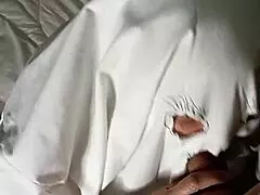 mmm stepmom and stepson play forbidden games with banana and big black cock first time