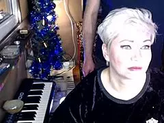 peter stone and mature slut wife aimee paradise tease with juicy big tits on cam