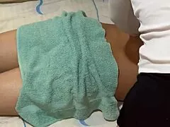 el mejor masaje de mi vida me lo hizo esta latina curvy y tetona con su gran culo