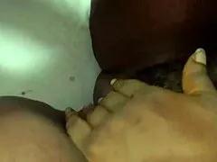 Fucking Ex-Boyfriend in Husband's House with Hairy Ebony Milf Action