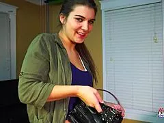 horny coed friends jennifer and vicky hunt holiday facials with rimjobs