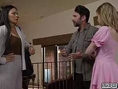 why don't you hop in bed with us mommy so i can dive into your pussy