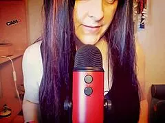 beautiful italian milf makes sensual mouth sounds while teasing