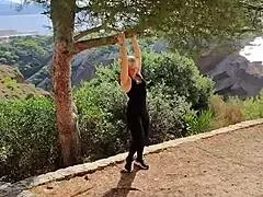 Jaime Exhibitionist Flashes Panties Lingerie Big Ass Solo Public Nature Slut Outdoor Homemade