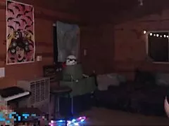 Clumsy Webcam Nympho Shatters Lightbulb Mid-Triquetra Dance Flow Blooper