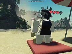 uhh this busty milf is makin me so nervous young sub can't handle her big tits...