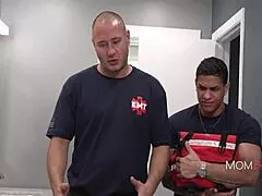 Prank Turns Step Mom Into Lucky MMF Threesome With Blonde Cougar Pussy