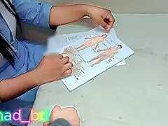 Desi College Girl Learns Intense Sex Education Lesson Part 1