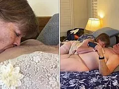 granny carmen angel gilf delivers heavenly deep cock sucking