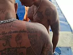 mulata babe, you showering naked got us hard, wanna take our cocks different style by the pool?