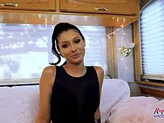 raven lane petite blonde gags deepthroats sloppy pounding