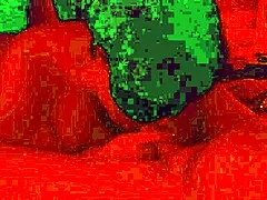 COCK HUNGRY milf blindfolded sucks strokes plump bbw lips close-up homemade then swallows every drop slut wife 1on1