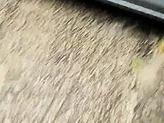 so the wife flashes her bare pussy no panties in the uber taxi for her cuckold hubby reality fetish old couple