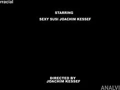 sexy susi takes huge black cock in her fat ass during casting!